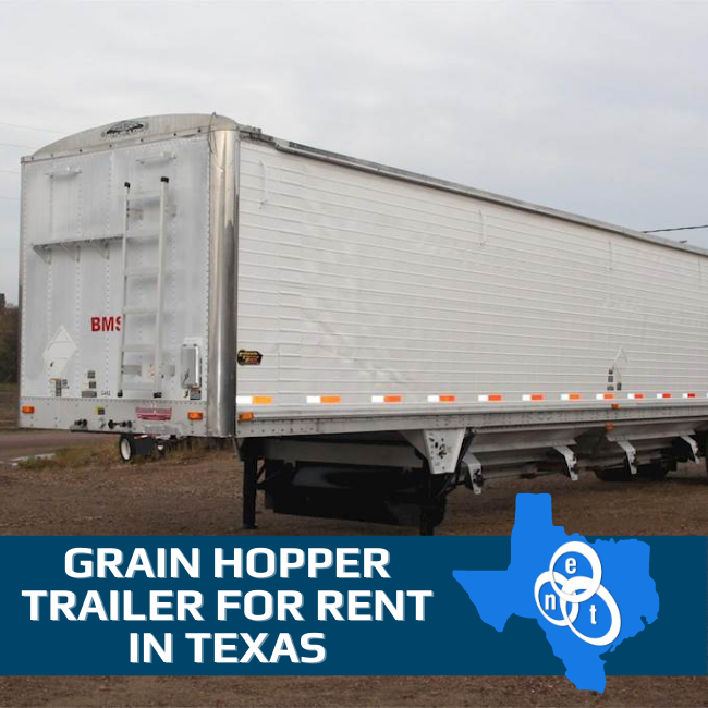 grain hopper trailer for rent in Texas