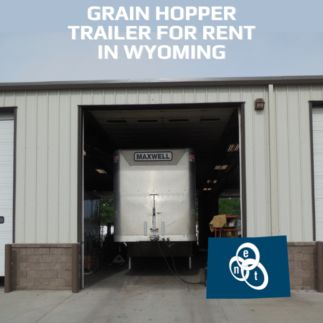grain hopper trailer for rent in Wyoming