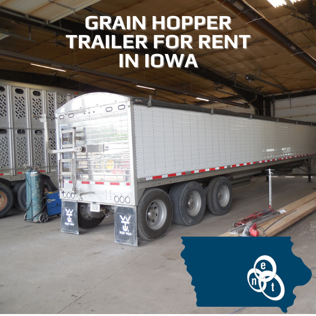 grain hopper trailer for rent in iowa